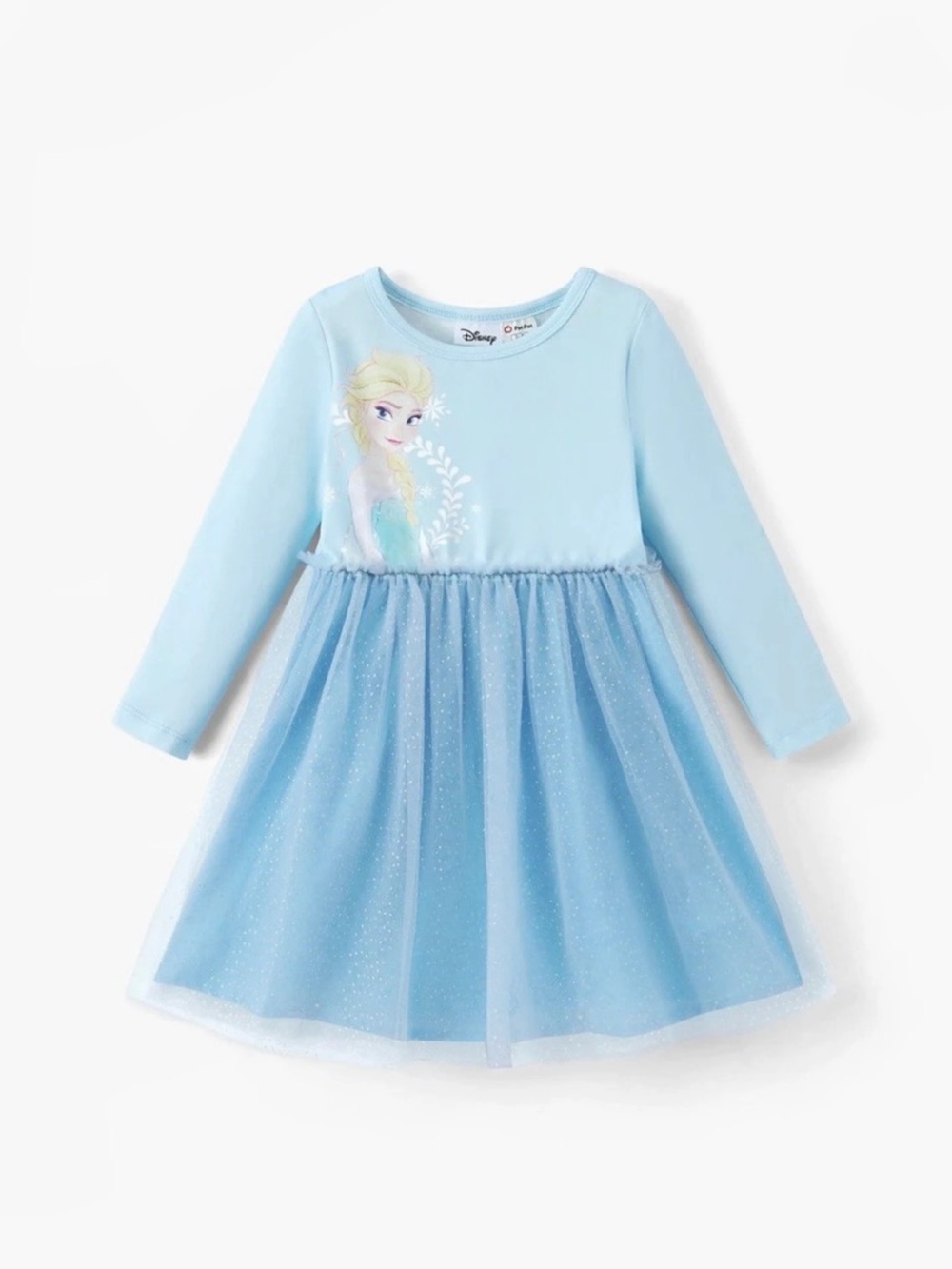 Disney Frozen Elsa Long Sleeve Dress-NWT- Girls Size 4-5Y